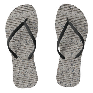 Beton Tining Grau Zement Sidewalk Flip Flops