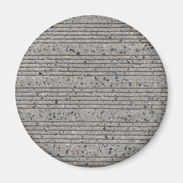 Beton Tining Grau Zement Sidewalk Magnet (Vorne)