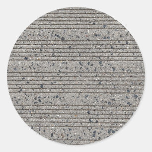Beton Tining Grau Zement Sidewalk Runder Aufkleber
