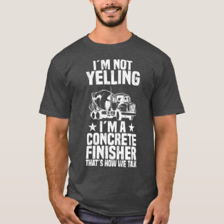 Betonfertigbauarbeiter-Labor T-Shirt
