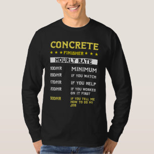 Betonfertigmaschine Zement Mixer Lkw-Antrieb T-Shirt