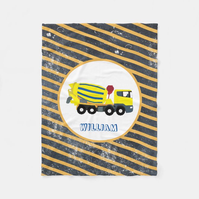 Betonfertigtransporter Fleecedecke (Vorderseite)