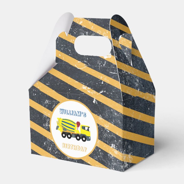 Betonfertigtransporter Geschenkschachtel (Vorderseite)