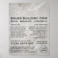 Betonfläche, Gebäude-Firm, Baumeisterwerbung