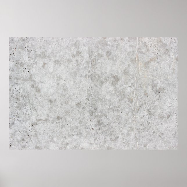 Betongraue Mauergrunge Poster (Vorne)