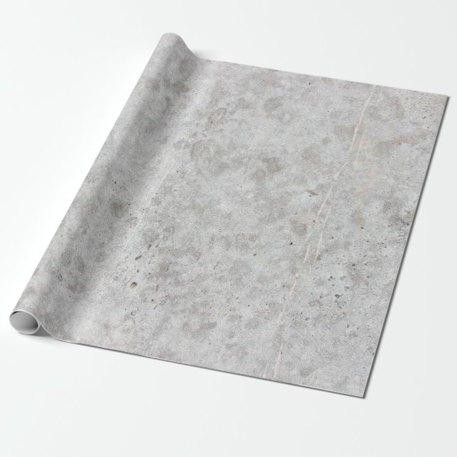 Betongraue Wandgrunge Geschenkpapier (Ungerollt)