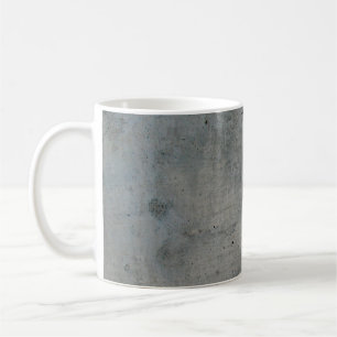 Betonmauer, graue Textur Kaffeetasse