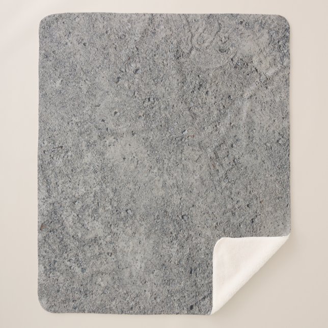 Betonmauer, graue Textur Sherpadecke (Vorderseite)