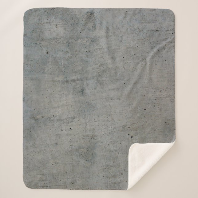 Betonmauer, graue Textur Sherpadecke (Vorderseite)