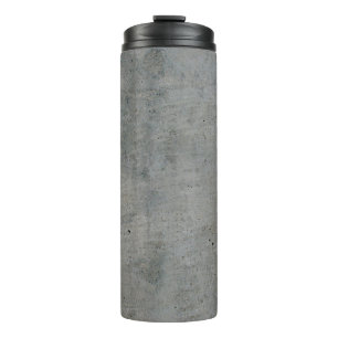 Betonmauer, graue Textur Thermosbecher