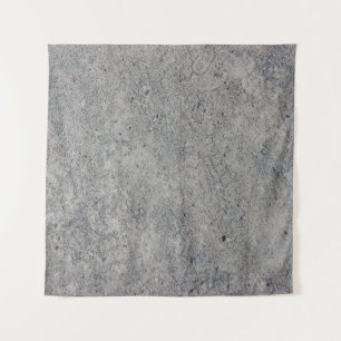 Betonmauer, graue Textur Wandteppich