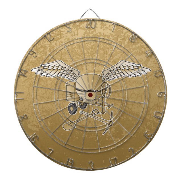 Betonmischer beige dartscheibe (vorne)