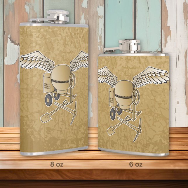 Betonmischer beige flachmann (Von Creator hochgeladen)