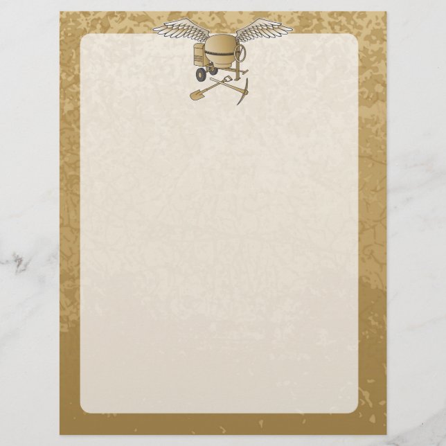 Betonmischer beige flyer (Vorne)