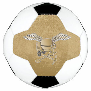 Betonmischer beige fußball