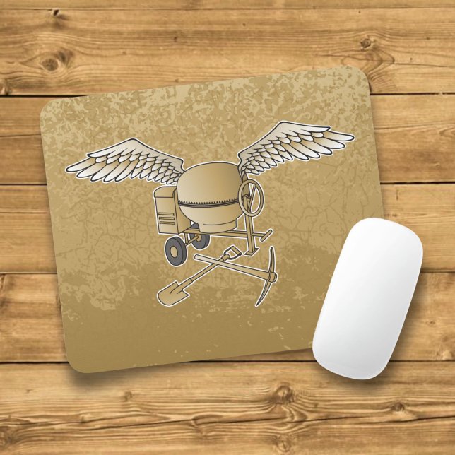 Betonmischer beige mousepad (Von Creator hochgeladen)