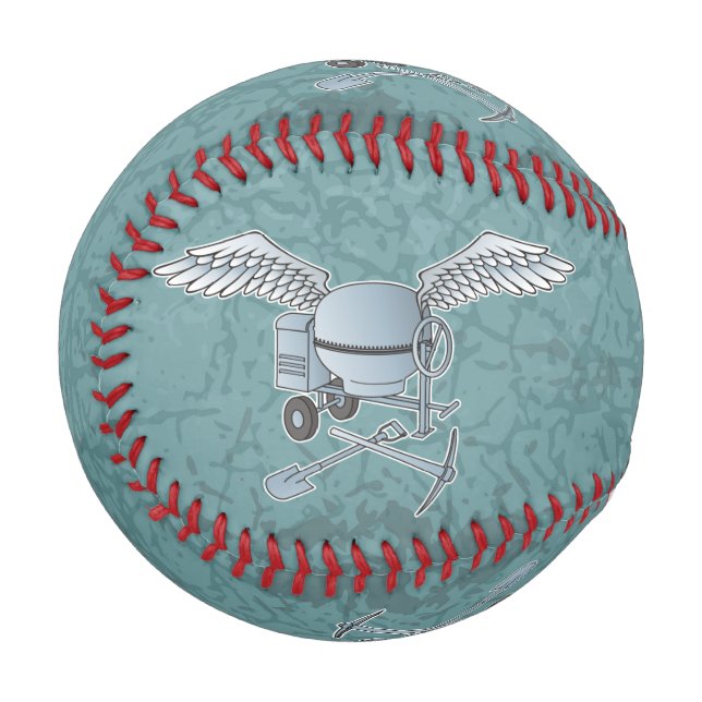 Betonmischer blau-grau baseball (Rückseite Rechts)