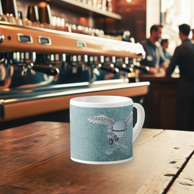 Betonmischer blau-grau espressotasse (Von Creator hochgeladen)