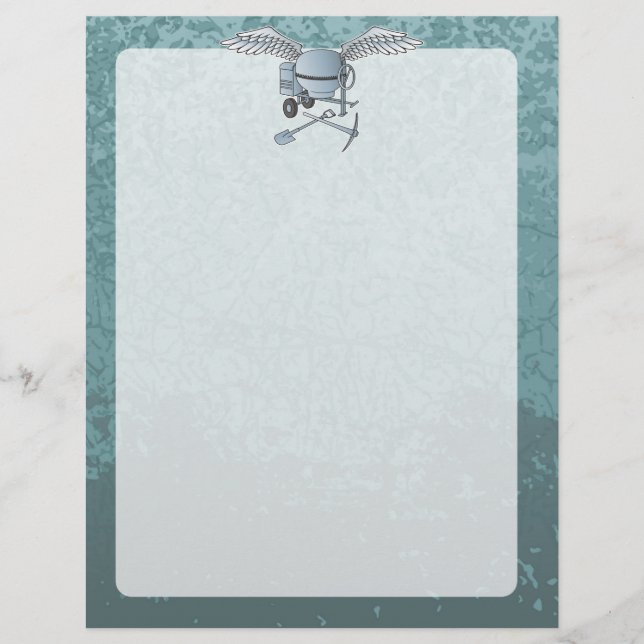 Betonmischer blau-grau flyer (Vorne)