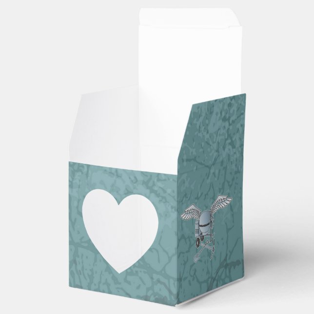 Betonmischer blau-grau geschenkschachtel (Geöffnet)