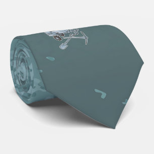 Betonmischer blau-grau krawatte