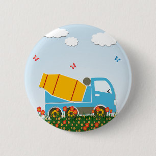 Betonmischer-LKW Button