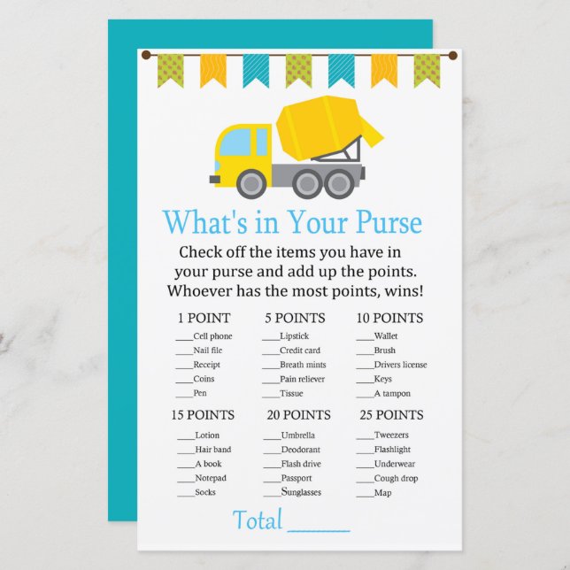 Betonmischer Was ist in Ihrer Baby-Show in der Han (Vorne/Hinten)