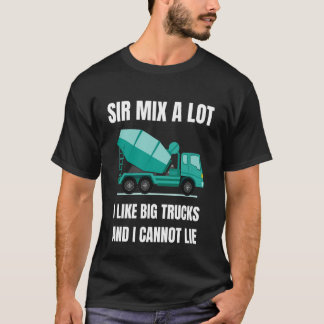 Betonmischerfahrer Großes Fahrzeug Schwere Ausrüst T-Shirt