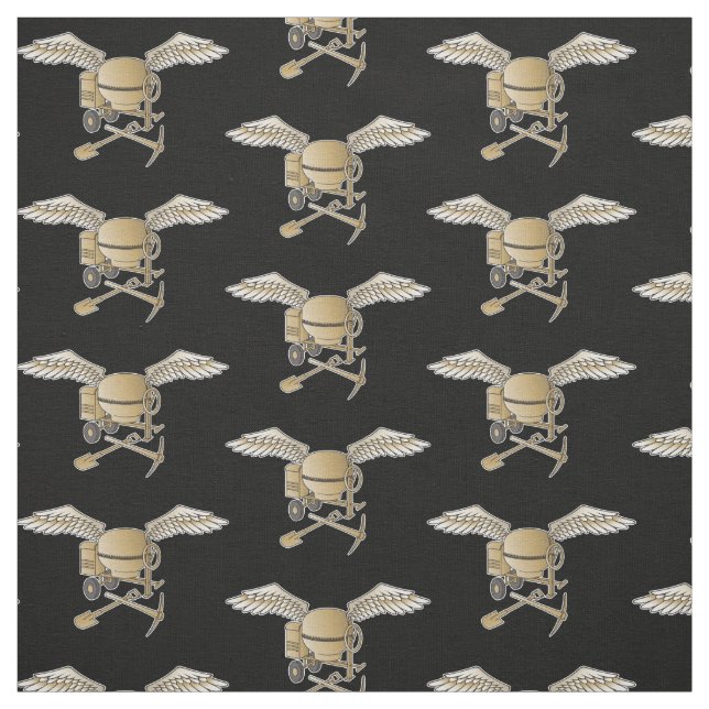 Betonmischmuster in Beige Stoff (Muster)