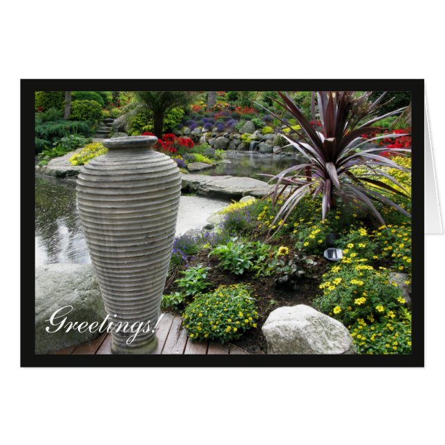Betonstall im Garten mit verstellbarem Rahmen (Vorderseite (Horizontal))