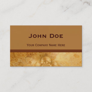 Betonte goldene MarmorVisitenkarte Visitenkarte