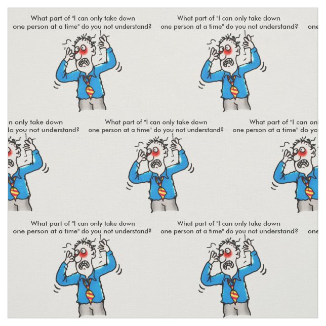 Betonter heraus Mann wenn Stoff (Muster)