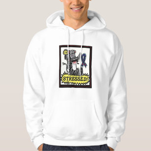Betonter Zebra Hoodie