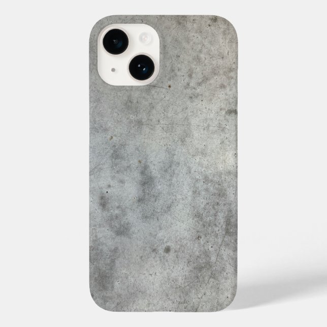 Betontextur Zement Muster Hintergrund minimal Case-Mate iPhone Hülle (Rückseite)