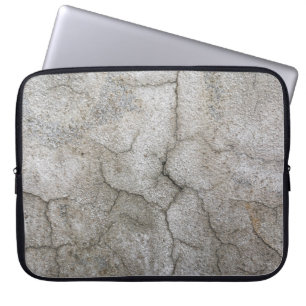 Betonwand mit Rissenabstract, Architektur, g Laptopschutzhülle