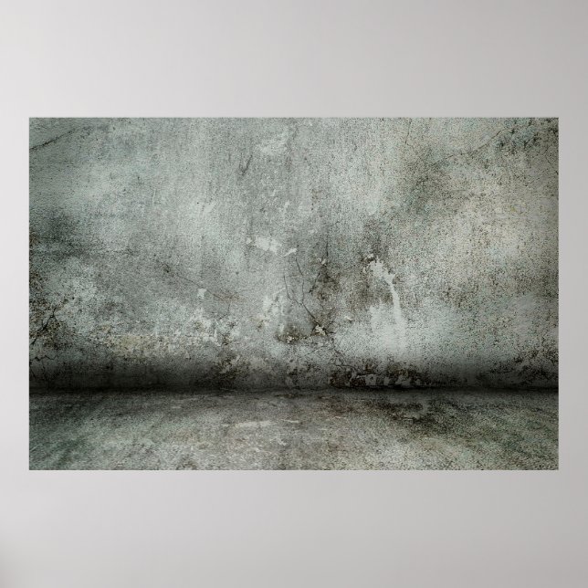 Betonwand Poster (Vorne)