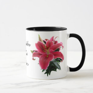 BETRACHTEN SIE DAS LILIES-MUG TASSE