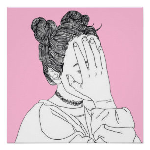 Betrachten Sie mich nicht ästhetisches Poster