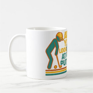 Betrachtest du meinen Putt lustig Golf Liebhaber   Kaffeetasse