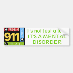 Betreiber 911 autoaufkleber