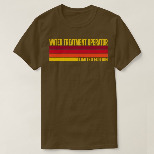 Betreiber der Wasseraufbereitung T-Shirt (Design vorne)