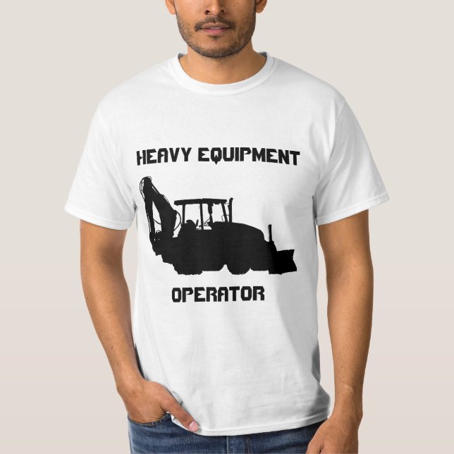 Betreiber schwerer Geräte T-Shirt (Vorderseite)