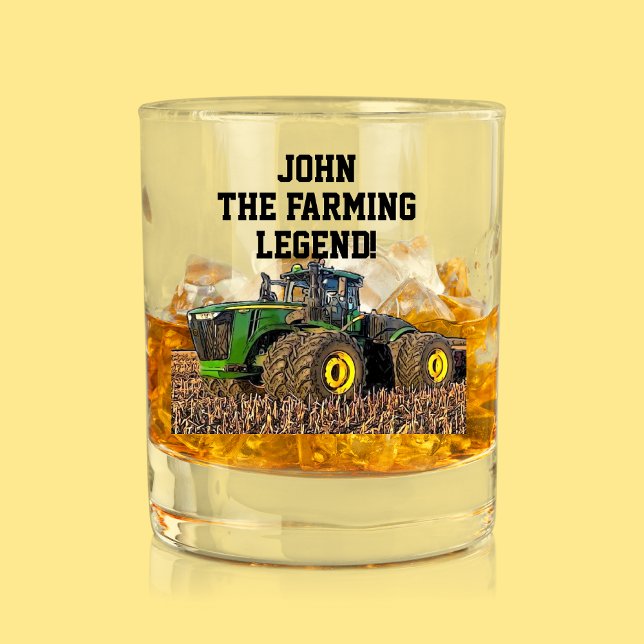 Betreiber von schweren Nutzfahrzeugen Whiskyglas (Farming Whiskey Glass Funny Equipment Gift)