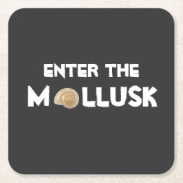 Betreten Sie den Molluske-Untersetzer! Rechteckiger Pappuntersetzer