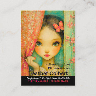 Betreuer hier, um abhängigen Mitgefühl zu helfen Visitenkarte