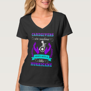 Betreuer Sonne Krankenschwester Helferin Praktiker T-Shirt