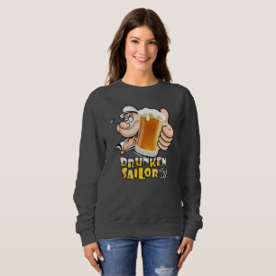 Betricunkener Seemann Frauen Sweatshirt