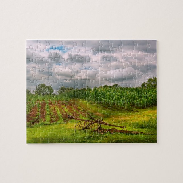 Betrieb - Bio Landwirtschaft Puzzle (Horizontal)