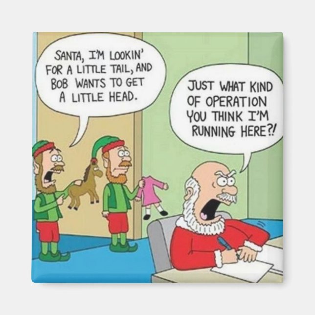 Betrieb des Santa Workshop Magnet (Vorne)