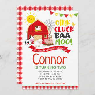 Betrieb Einladung zum Geburtstag, Barnyard Party